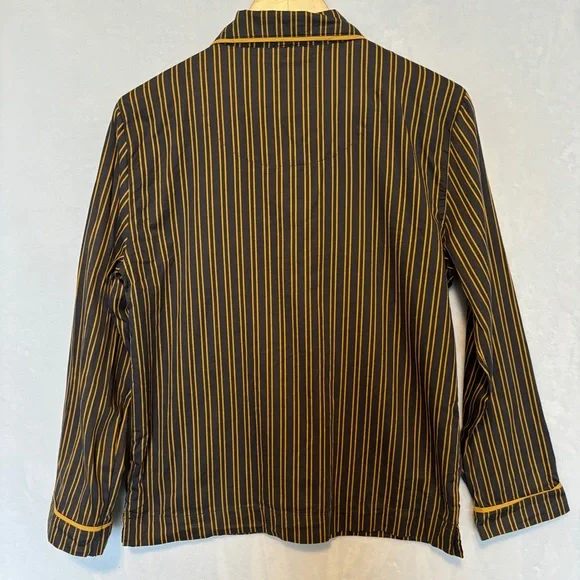 Pottery Barn Teen Harry Potter Pajamas Hufflepuff Stripe Shirt Pants size medium - Picture 16 of 16